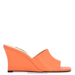 naranja sandalias con cuña rovah Nine West 0DDT0682