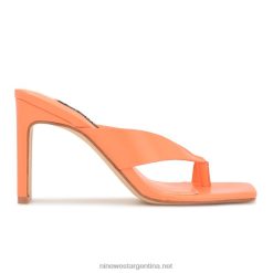 naranja sandalias de tacón durlife Nine West 0DDT0174