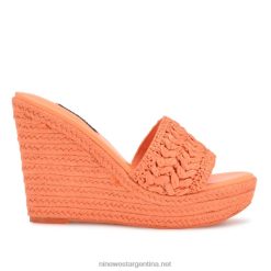 naranja sandalias holandas tipo alpargata con cuña Nine West 0DDT0661