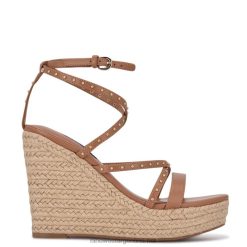 natural sandalias con cuña tipo alpargata hunda Nine West 0DDT0794