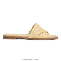 natural sandalias planas Havah Nine West 0DDT049