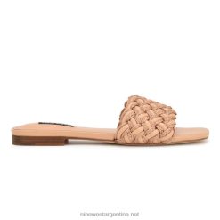 natural sandalias planas Maci Nine West 0DDT06