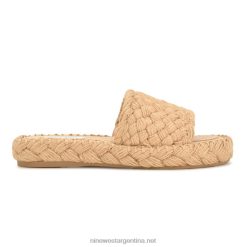 natural sandalias Stef tejidas Nine West 0DDT0655