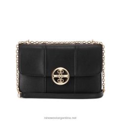 negro bolsa de hombro convertible Carol Nine West 0DDT02444