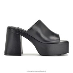 negro mules danzi con plataforma Nine West 0DDT0673