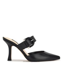 negro mules sanra con puntera en punta Nine West 0DDT0686