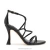 negro sandalias Besasy con tiras Nine West 0DDT0147