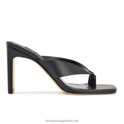 negro sandalias de tacón durlife Nine West 0DDT0175