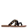 negro sandalias planas cerri Nine West 0DDT0103