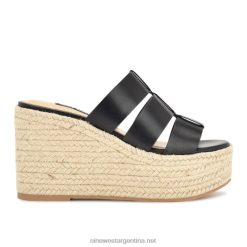 negro sandalias tipo alpargata Keran Nine West 0DDT0672