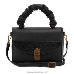 negro solapa con asa superior mini raylee Nine West 0DDT02590