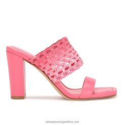 ombre rosa sandalias Mylas con tacón Nine West 0DDT0136