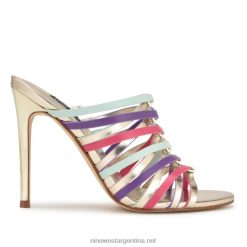 oro multi sandalias con tacón must Nine West 0DDT01706