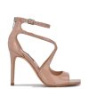 patente apenas desnuda sandalias tulah con correa en el tobillo Nine West 0DDT0499