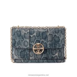 pitón de mezclilla bolsa de hombro convertible Carol Nine West 0DDT02445