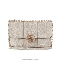 pitón natural bolsa de hombro convertible Carol Nine West 0DDT02446