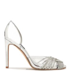plata/cristal transparente bombas de tostadas de orsay Nine West 0DDT01496