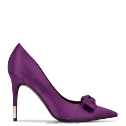 raso morado bombas de vestir bowy Nine West 0DDT01872