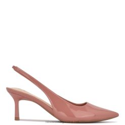 rosa metalizado zapatos de salón Kately 9x9 con tira trasera Nine West 0DDT01107