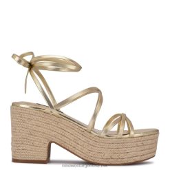 sandalias con plataforma cruzada en el tobillo de Riplee Nine West 0DDT0850