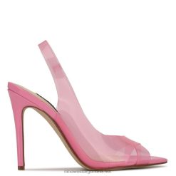 sandalias con tacón destalonado y lunares Nine West 0DDT01047