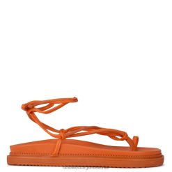 sarest sandalias planas con diseño cruzado en el tobillo Nine West 0DDT01007