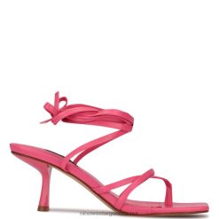 vaya rosa sandalias de tacón cruzadas en el tobillo Nine West 0DDT0567