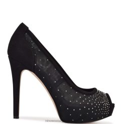 zapatos de tacón con plataforma hizzie peep toe Nine West 0DDT01449